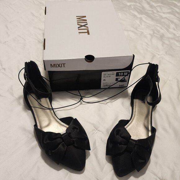 Mixit Womens Jaguar Pointed Closed Toe Ballet Flats 10 m - Picture 1 of 11